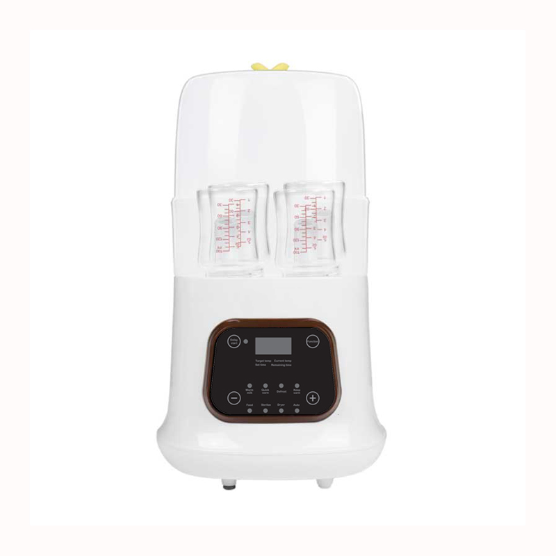 White color Big Capacity Mul-function 5 in 1 Baby Bottle Warmer with Steam Sterilizer and Dryer