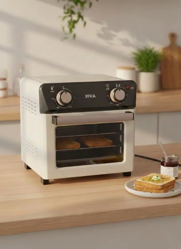 XIVA Mechanical Air Fryer Oven with Dual Knob Control